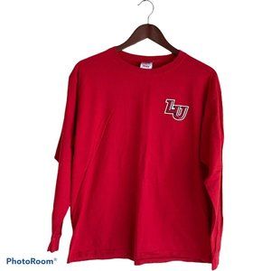 Liberty University LU Flames L/S Red T-Shirt Men L